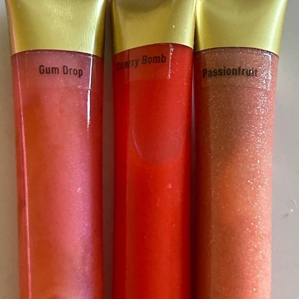 Mally Beauty High Shine Lip Treats (LOT OF 3 + Gift Bag) NEW / STOCKING STUFFERS